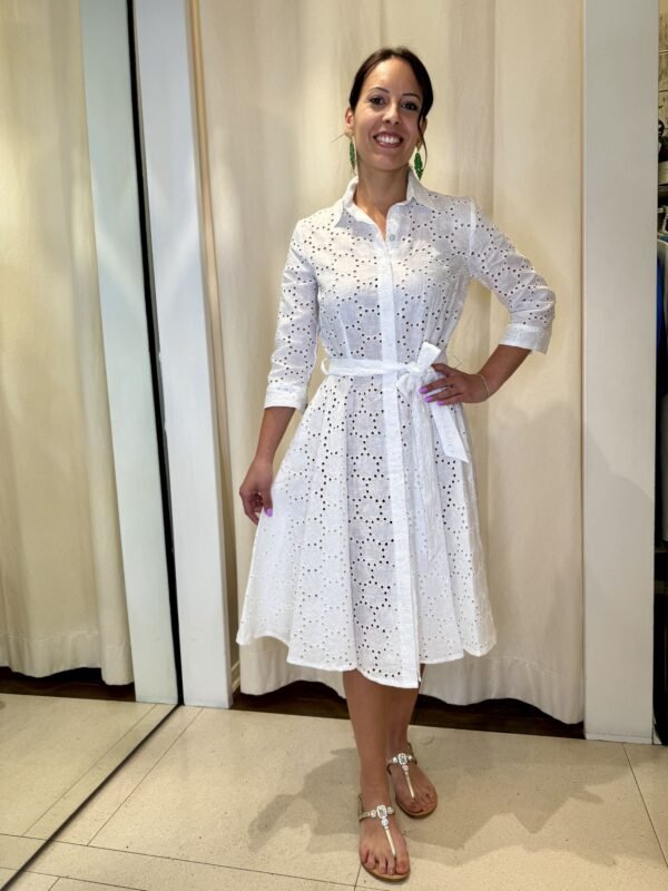 abito lino donna sangallo