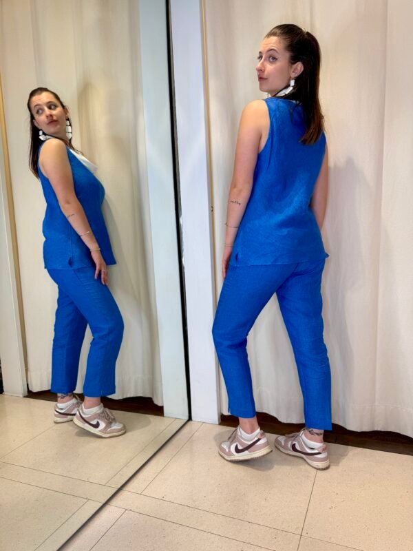 Blusa Blu Royal - immagine 2
