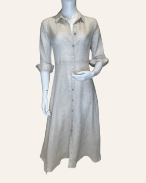 Chemisier midi Ècru